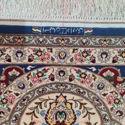 فرش دستبافت نه متری مدل اصفهان داوری کد 100