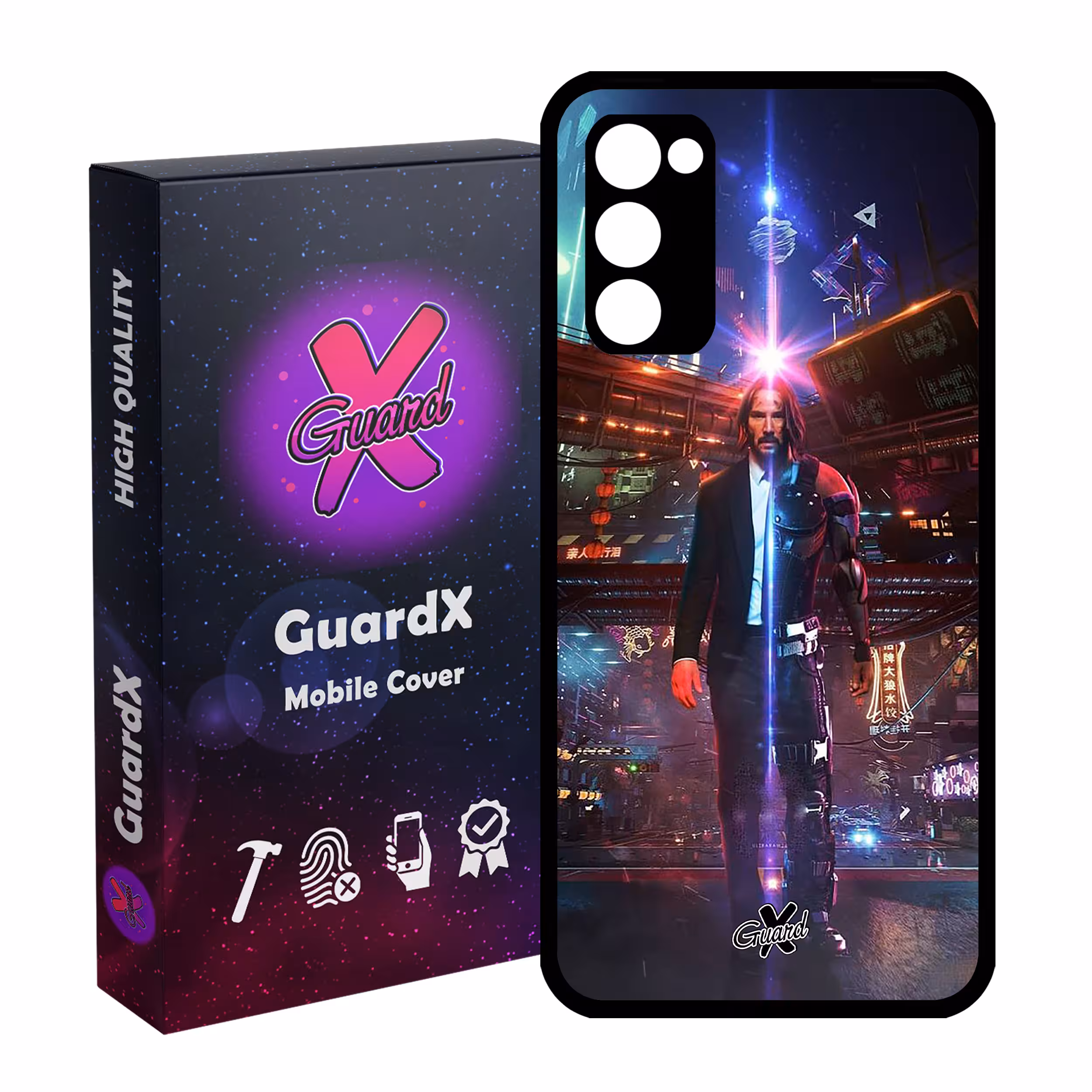 کاور گارد ایکس طرح John Wick مدل Glass10077 مناسب برای گوشی موبایل سامسونگ Galaxy S20 FE