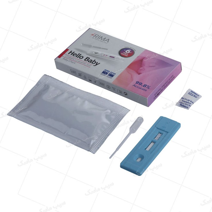 کیت تشخیص بارداری کاستی ریما کیت سفید رنگ