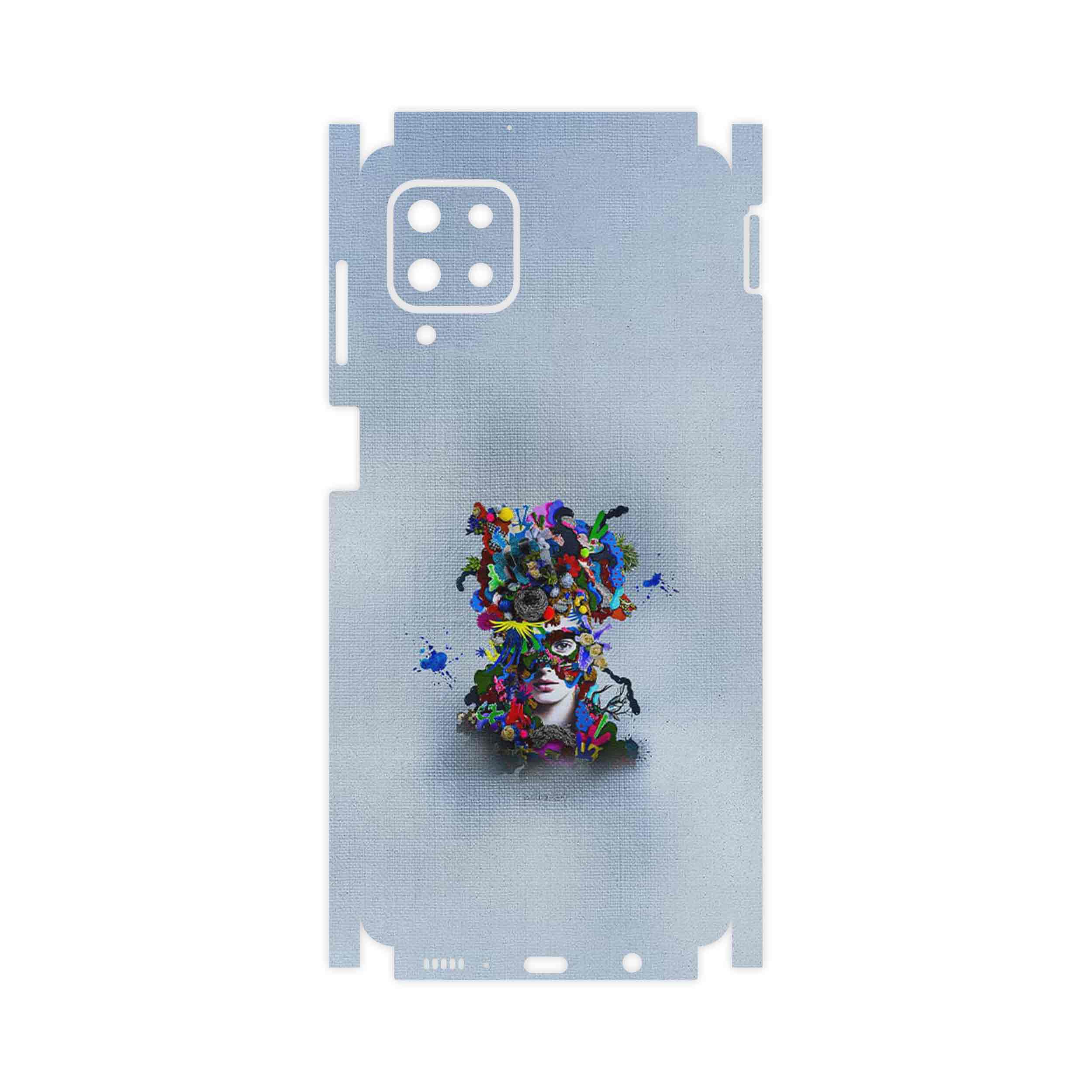 برچسب پوششی ماهوت مدل Collage of surreal Portrait of Women 4-FullSkin مناسب برای گوشی موبایل سامسونگ Galaxy M62