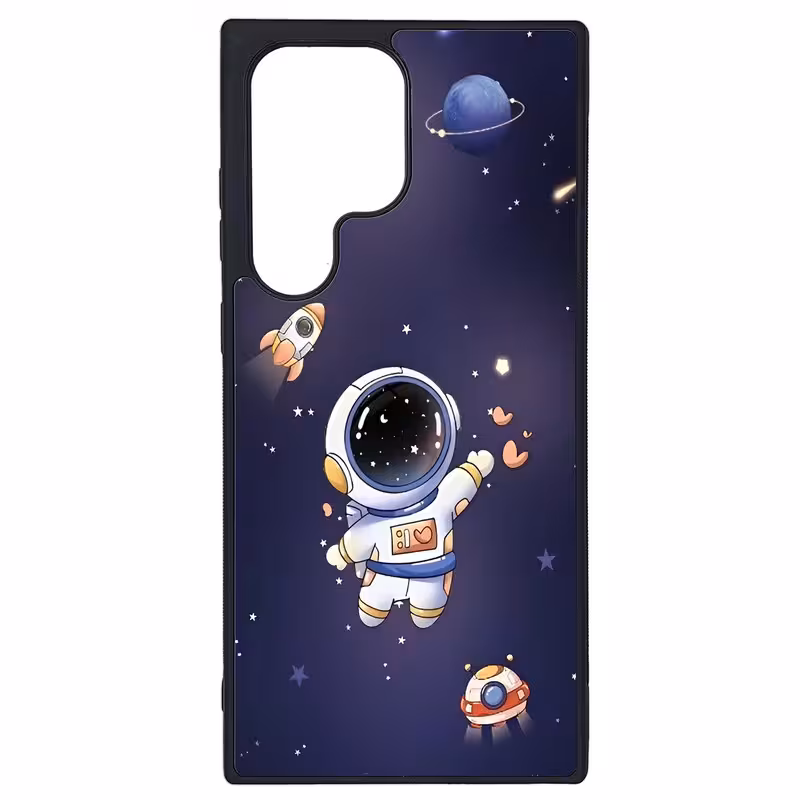 کاور طرح فضانورد کد G-040 مناسب برای گوشی موبایل سامسونگ Galaxy S23 Ultra | دیجی قاب دونی