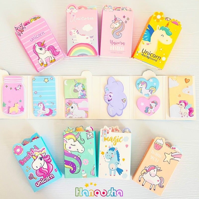 استیکی نوت یونیکورن | کاغذ یادداشت چسب دار