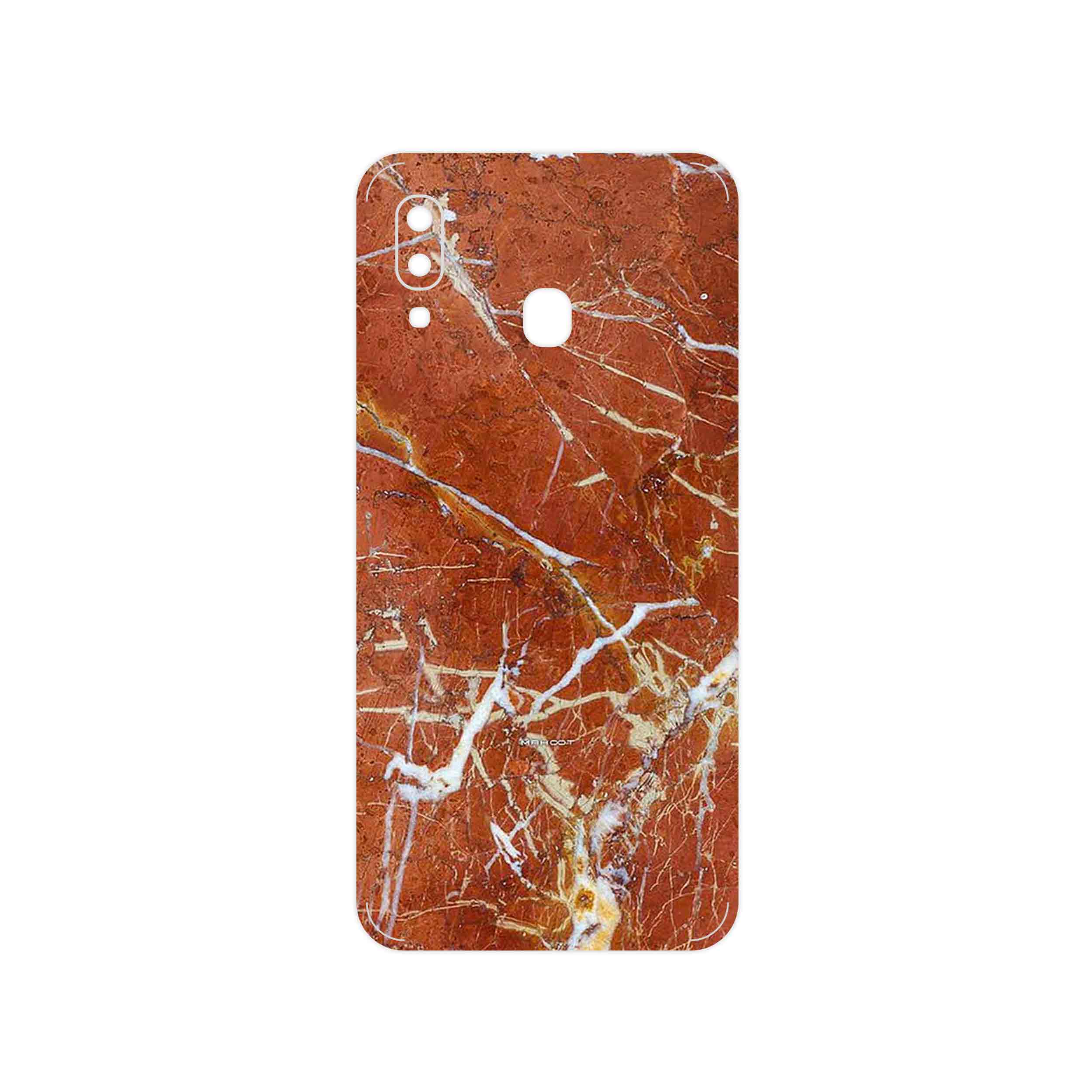 برچسب پوششی ماهوت مدل Red Marble مناسب برای گوشی موبایل سامسونگ Galaxy A30