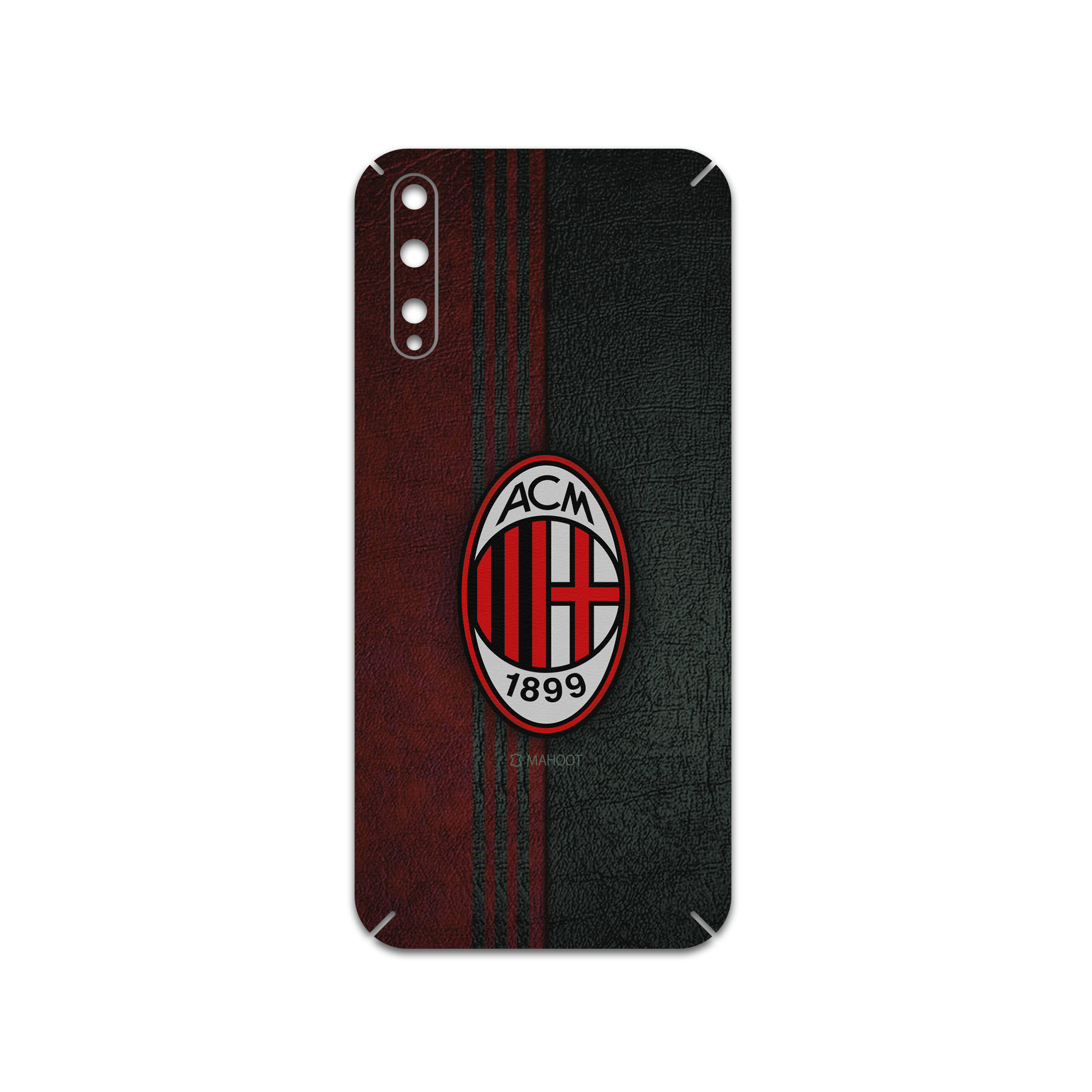 برچسب پوششی ماهوت مدل AC-Milan-FC مناسب برای گوشی موبایل هوآوی Y8p