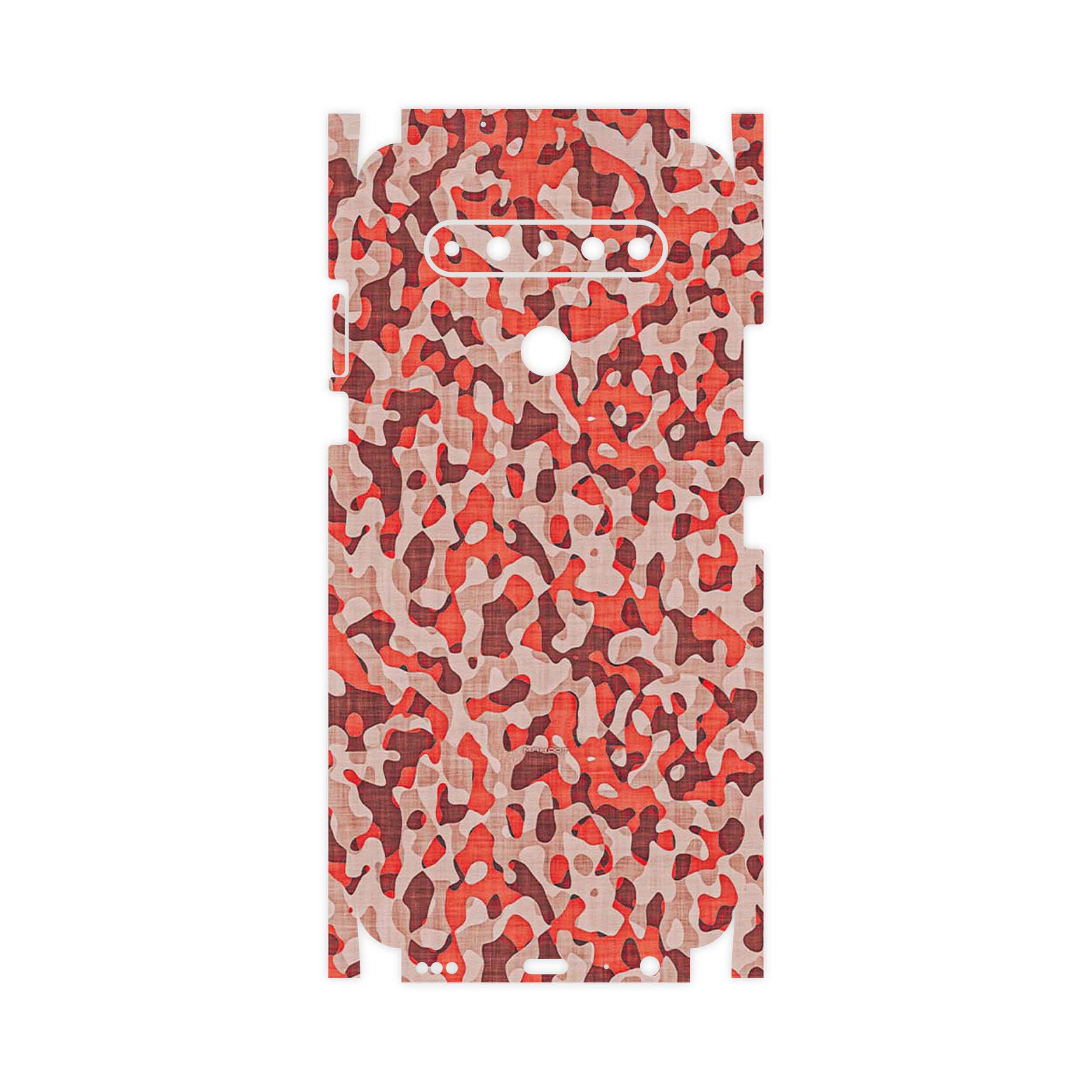 برچسب پوششی ماهوت مدل Red Infantry Army-FullSkin مناسب برای گوشی موبایل ال جی K61