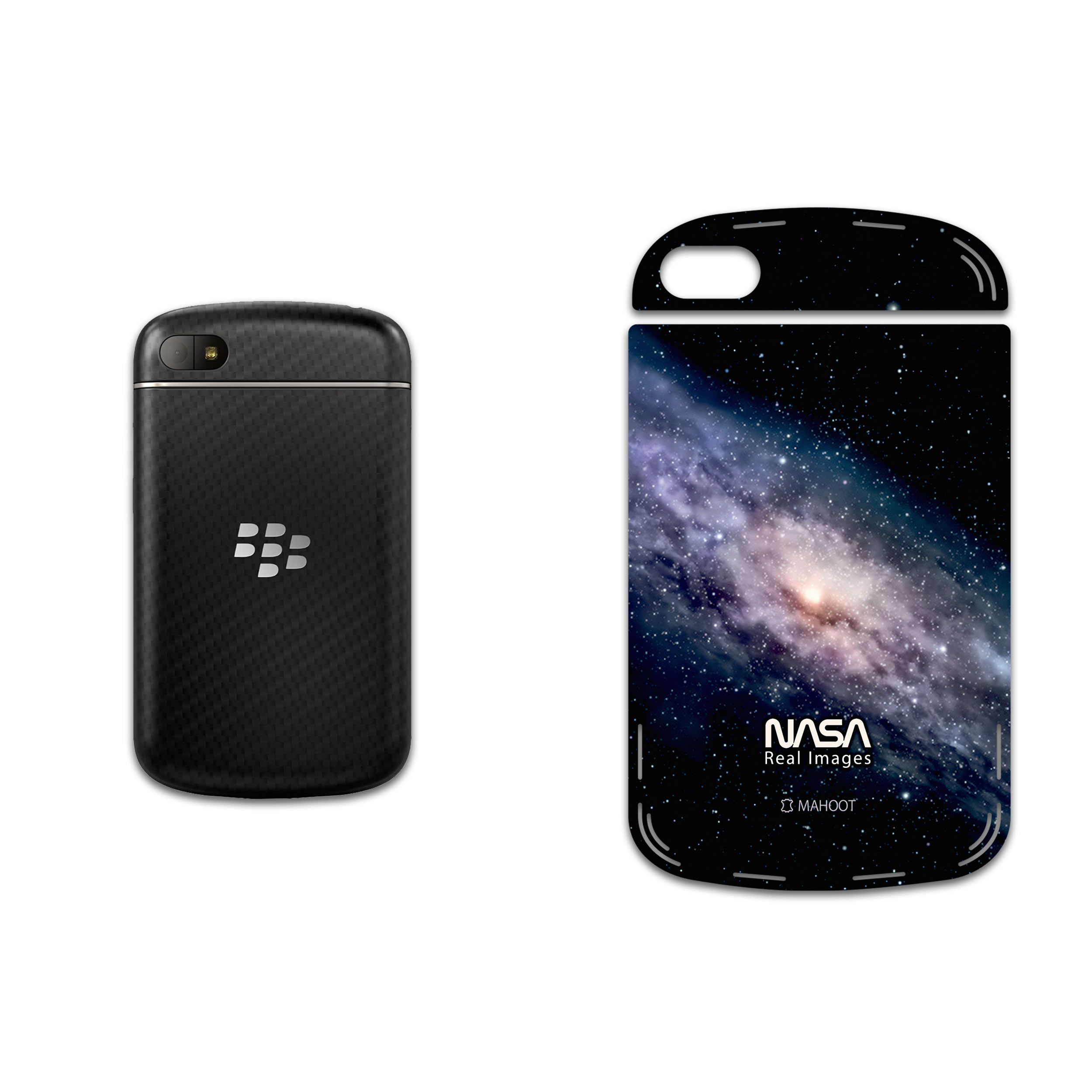 برچسب پوششی ماهوت مدل Universe-by-NASA-3 مناسب برای گوشی موبایل بلک بری Q10