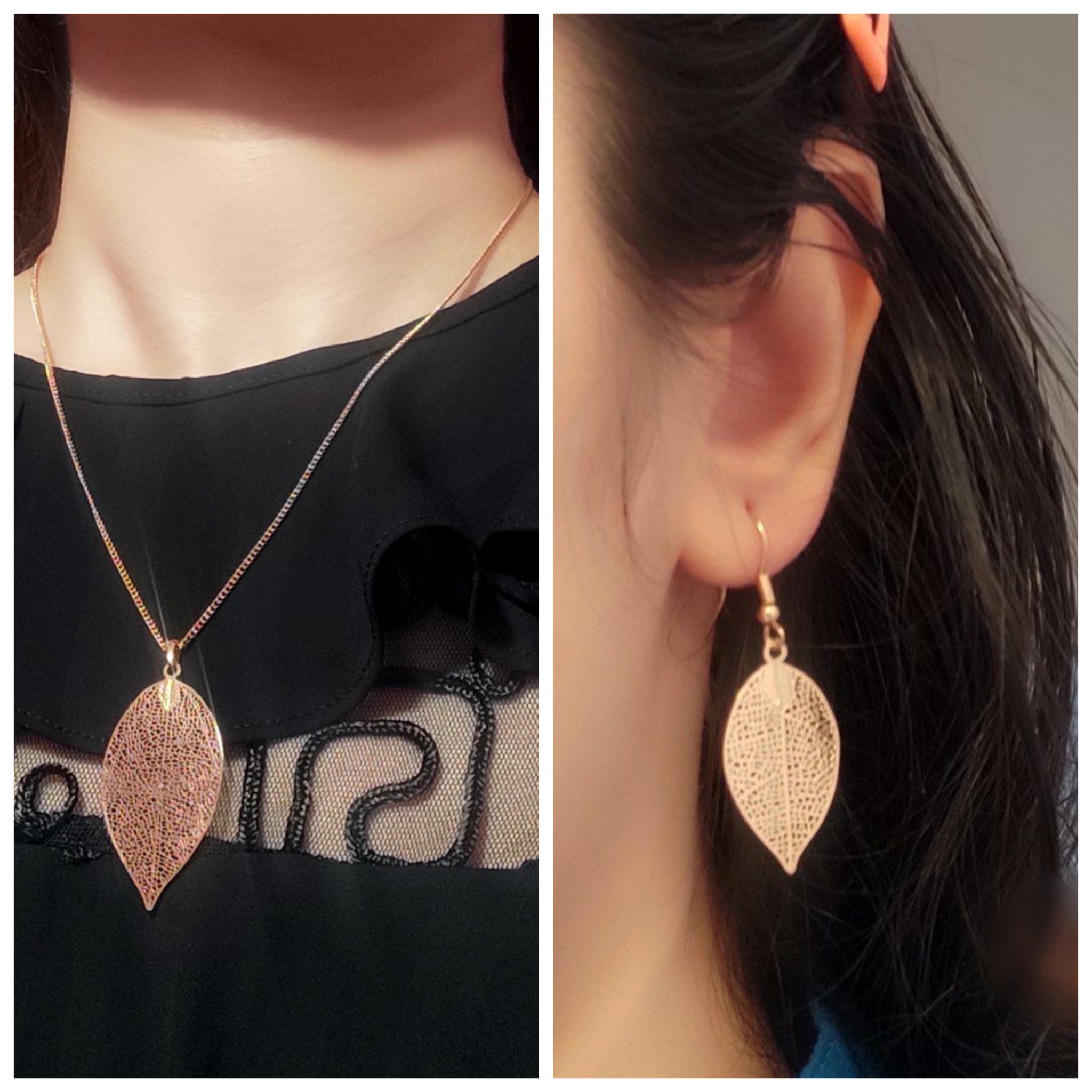 نیم ست برگ گردنبند و گوشواره برگ گردنبند و گوشواره برگی گردنبند و گوشواره ترند گوشواره برگ گوشواره برگی نیم ست برگ 