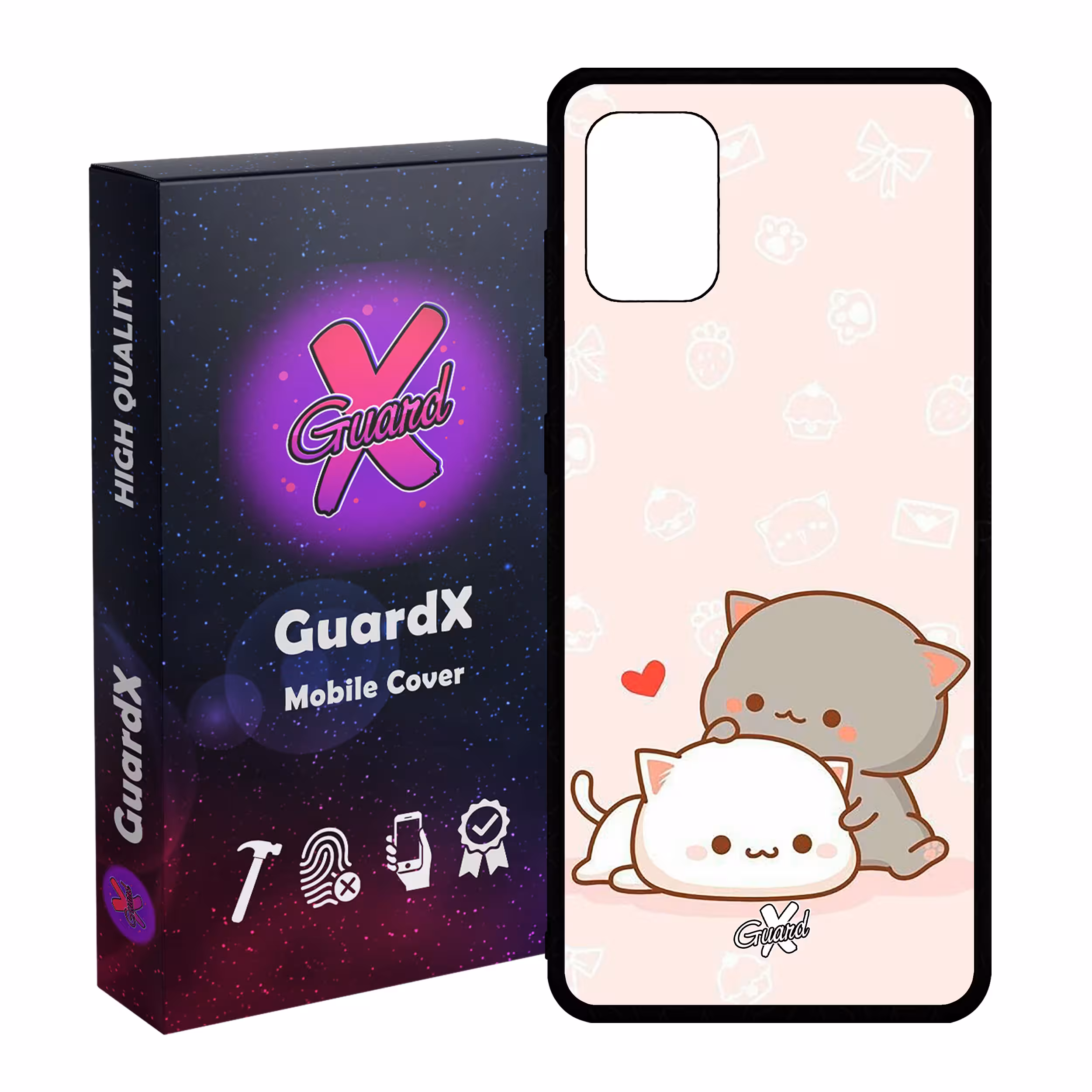 کاور گارد ایکس طرح Love مدل Glass10372 مناسب برای گوشی موبایل سامسونگ Galaxy A31