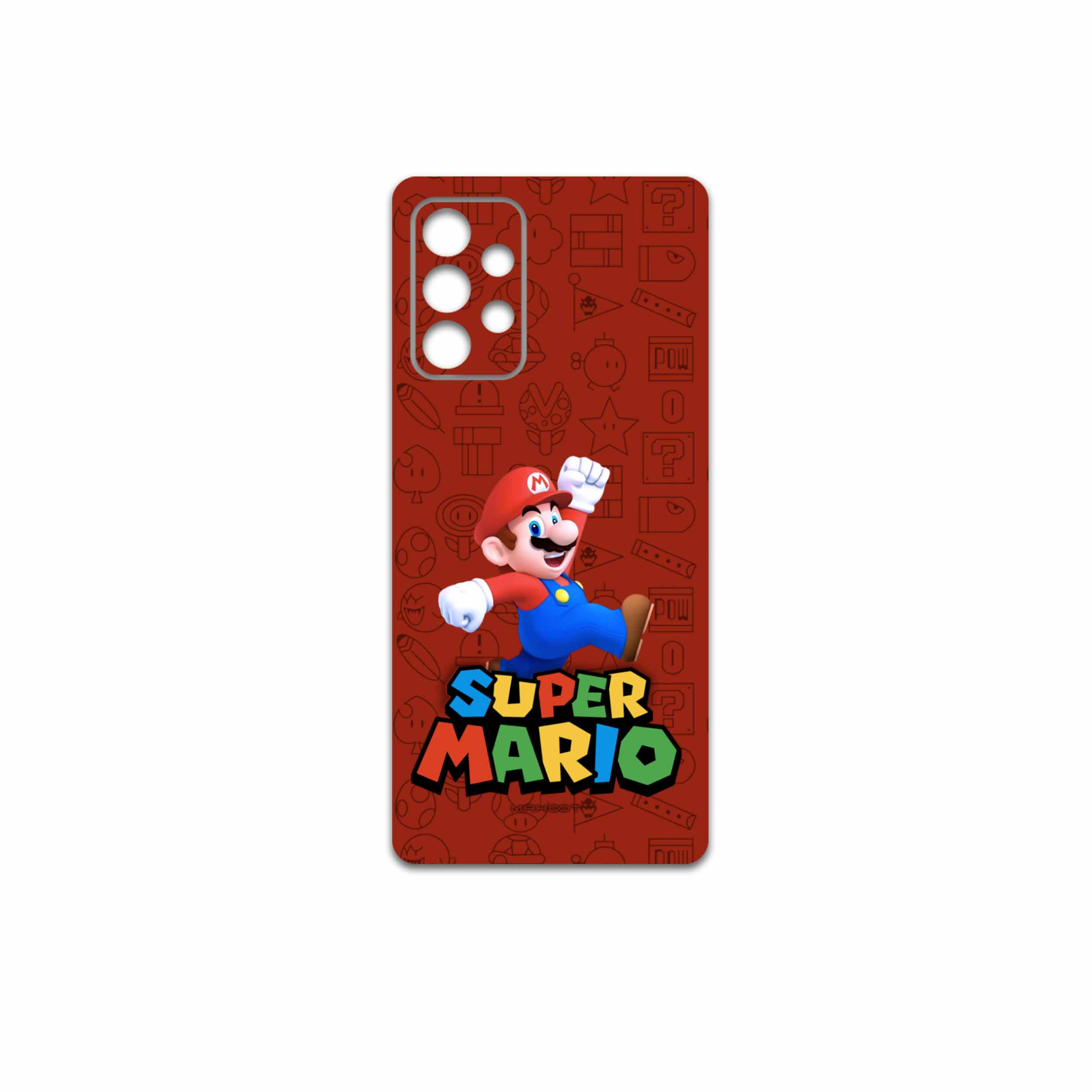 برچسب پوششی ماهوت مدل Super-Mario-Game مناسب برای گوشی موبایل سامسونگ Galaxy A52 5G