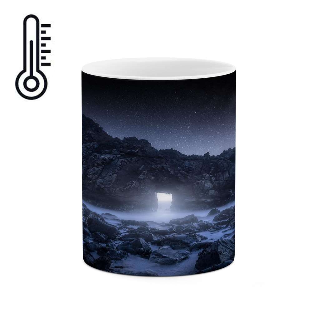 ماگ حرارتی کاکتی طرح منظره مدل mgh17094