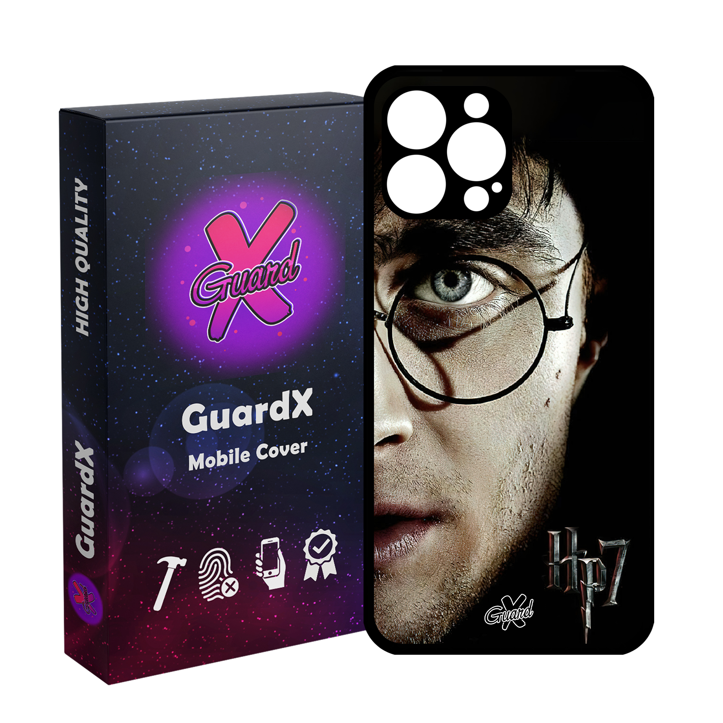 کاور گارد ایکس طرح هری پاتر مدل Glass10497 مناسب برای گوشی موبایل اپل iPhone 12 Pro Max