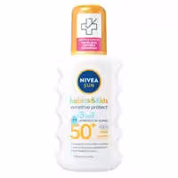 اسپری ضد آفتاب نیوا SPF50 مناسب پوست حساس 200میل Nivea