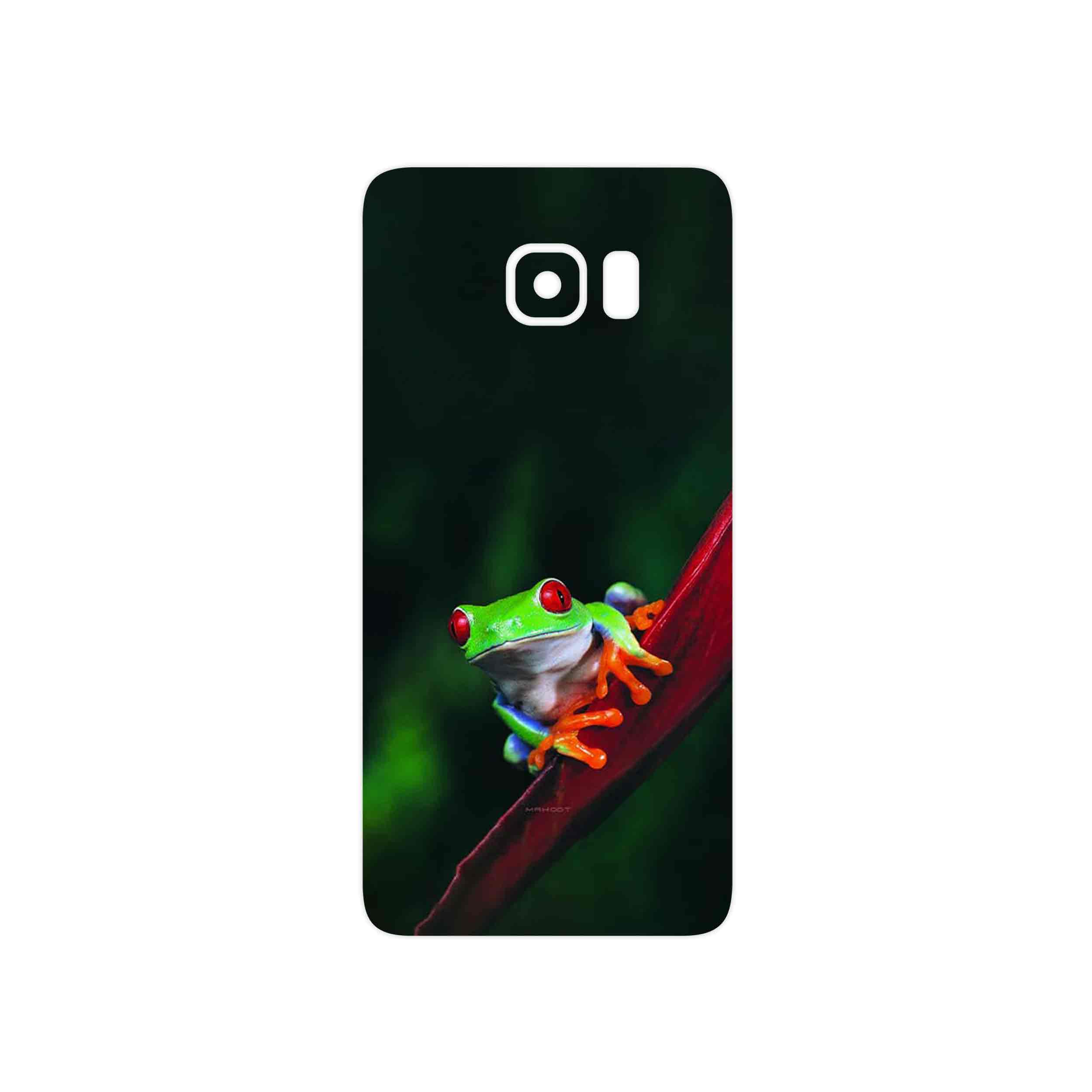 برچسب پوششی ماهوت مدل Frog مناسب برای گوشی موبایل سامسونگ Galaxy S6 Edge