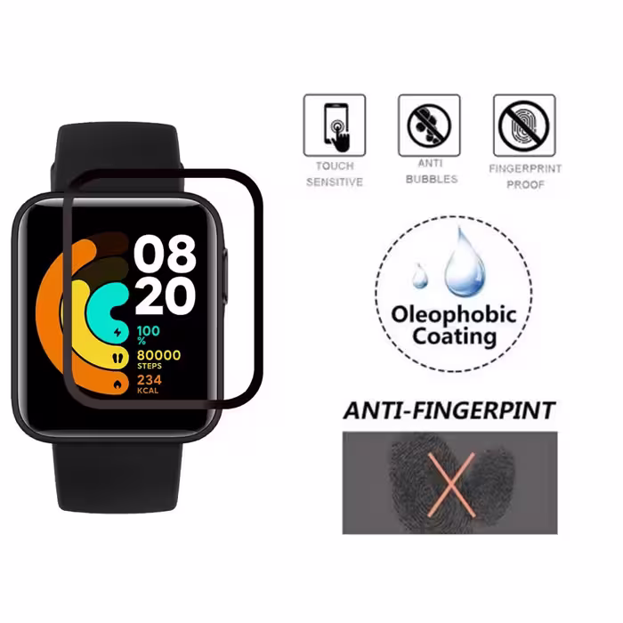 محافظ صفحه نمایش گلس استار مدل PMGA-Glass مناسب برای ساعت هوشمند شیائومی Mi Watch Lite