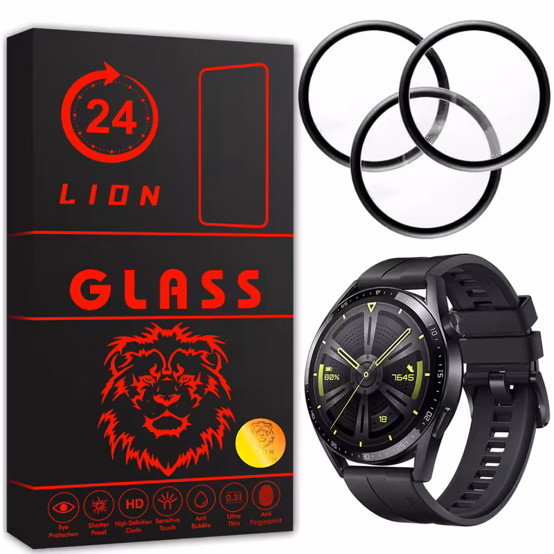 محافظ صفحه نمایش لاین مدل RT007 مناسب برای ساعت هوشمند هوآوی Watch GT3 46mm بسته سه عددی | کالا برتری
