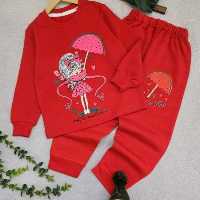 بلوزشلوارچتر هندوانه ای مناسب یلدا