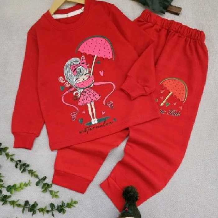 بلوزشلوارچتر هندوانه ای مناسب یلدا