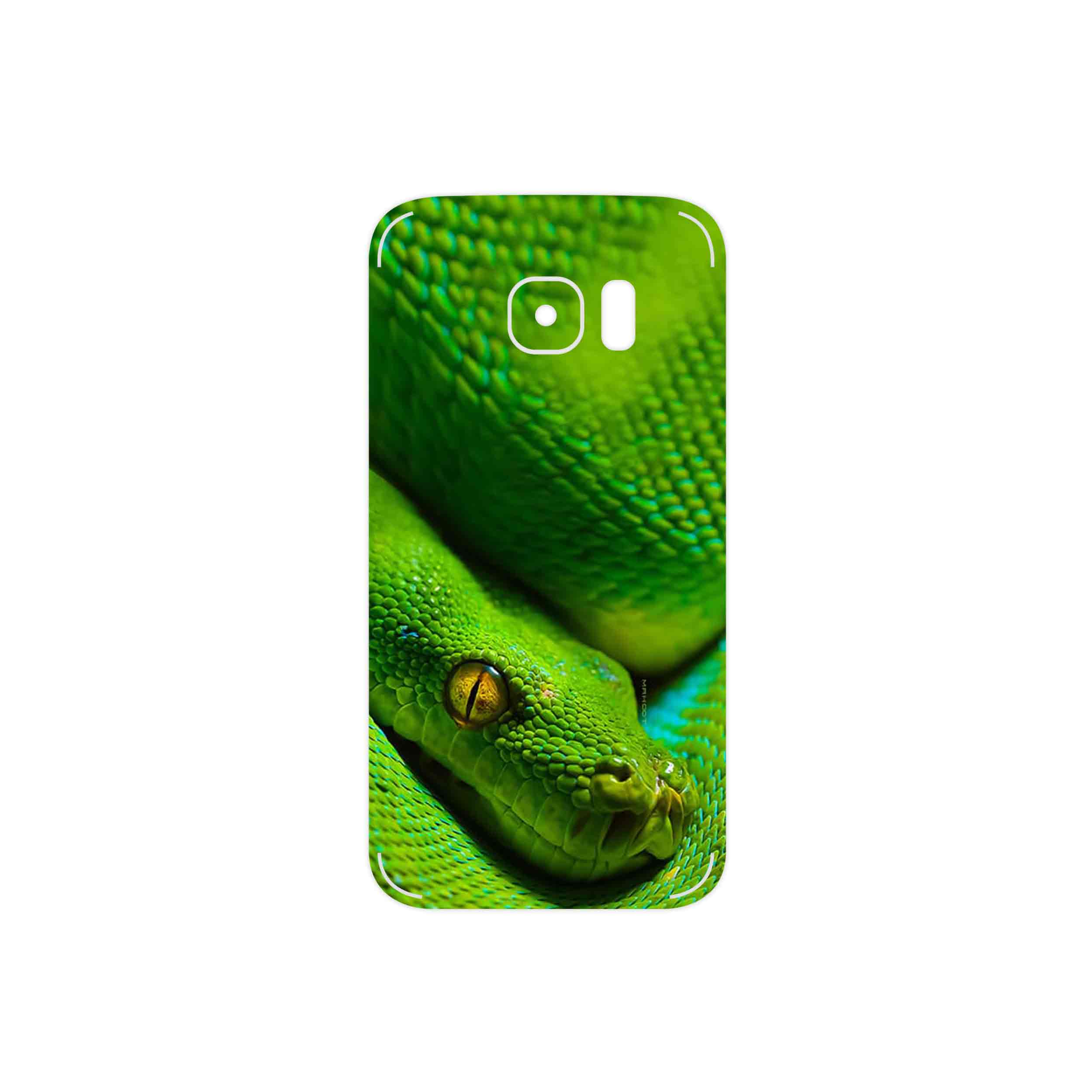 برچسب پوششی ماهوت مدل Snake مناسب برای گوشی موبایل سامسونگ Galaxy S7