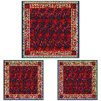 ست رومیزی سه تکه طرح سنتی کد9982.1