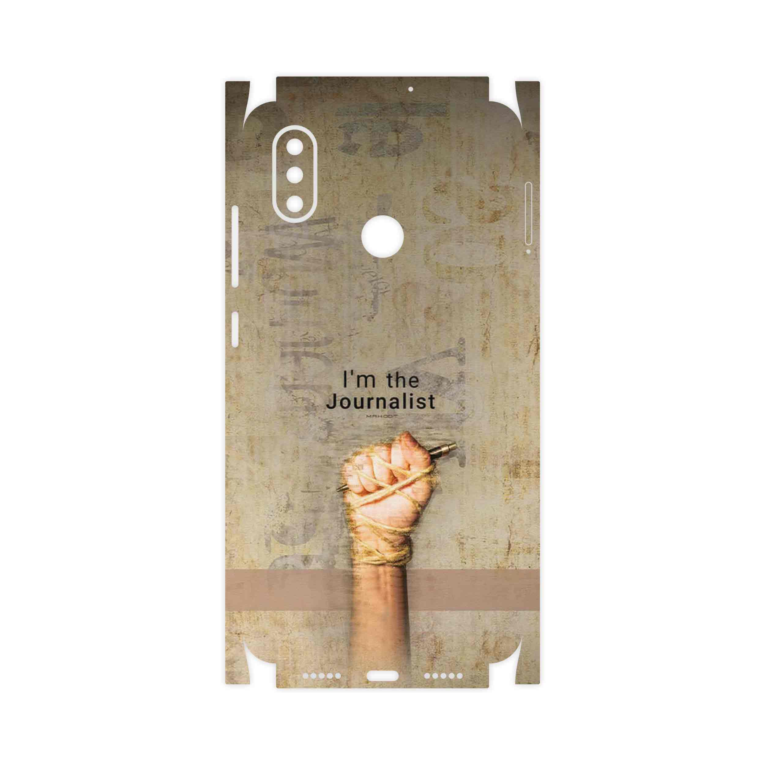 برچسب پوششی ماهوت مدل Journalist-FullSkin مناسب برای گوشی موبایل شیائومی Mi 8