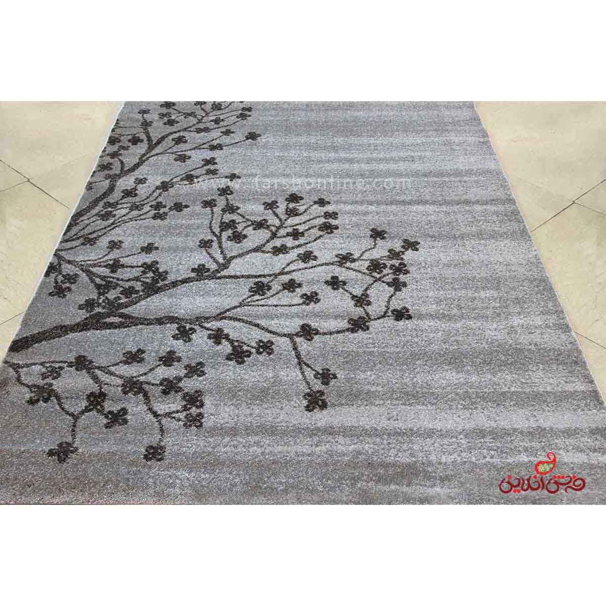 فرش ماشینی ساوین 4006 نقره ای روشن