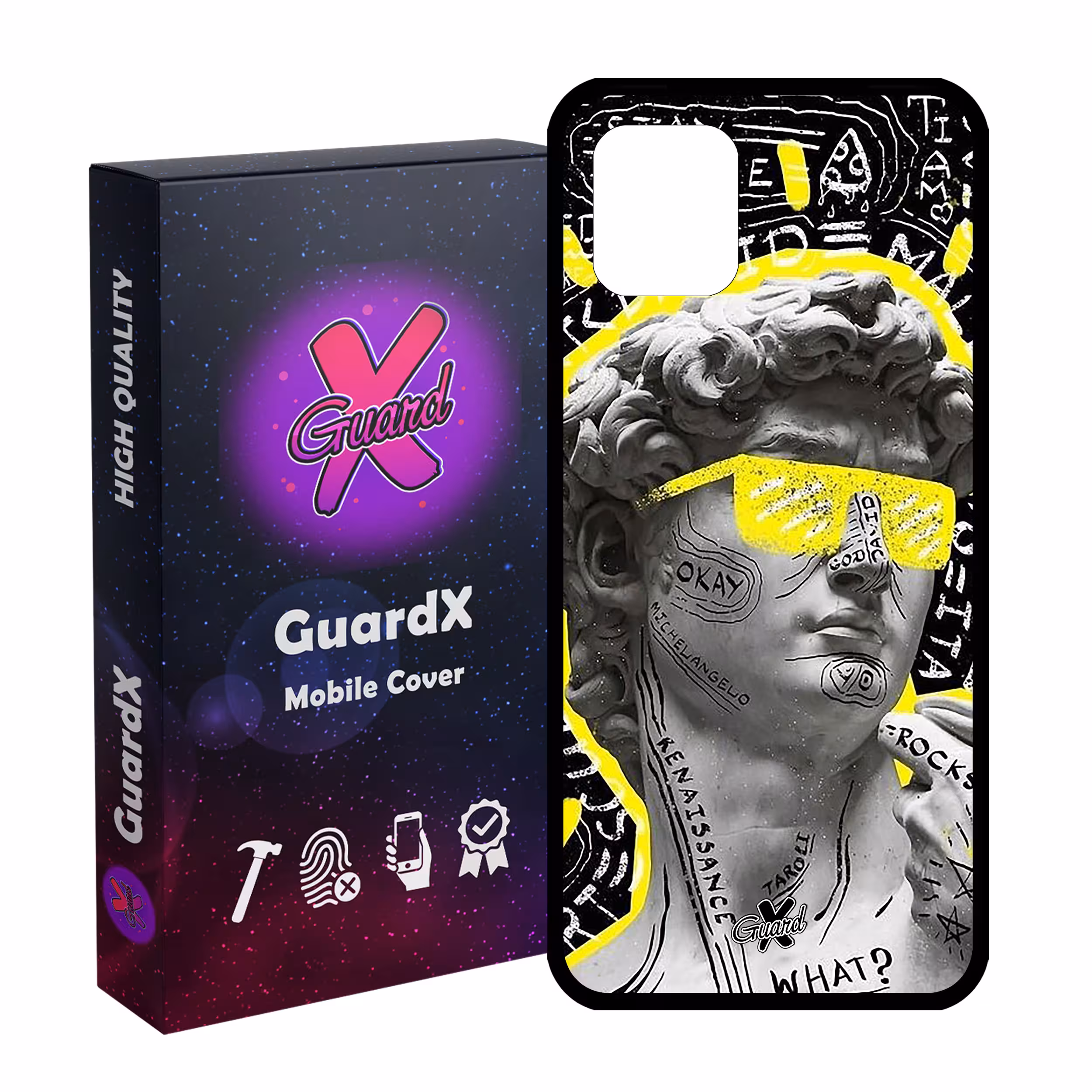 کاور گارد ایکس طرح Art مدل Glass10436 مناسب برای گوشی موبایل سامسونگ Galaxy Note 10 Lite / A81