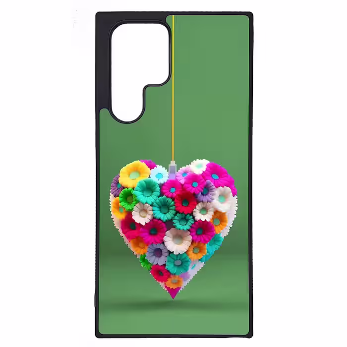 کاور طرح قلبی کد G-146 مناسب برای گوشی موبایل سامسونگ Galaxy S22 Ultra | دیجی قاب دونی