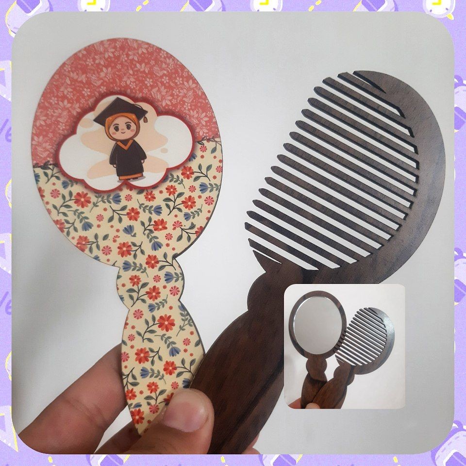 آیینه و شانه کودکانه ( درطرح های مختلف)