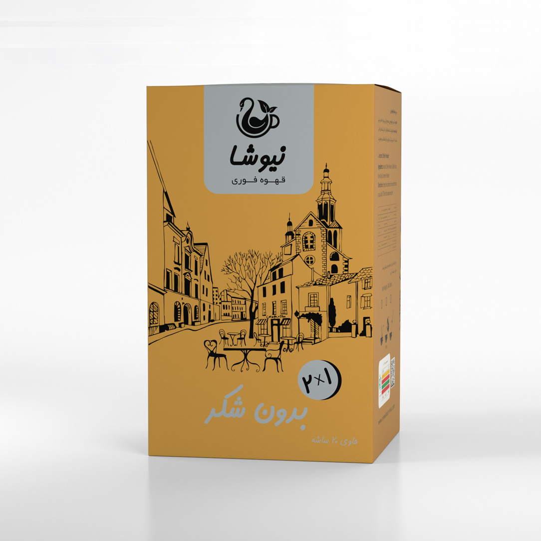کافی میکس 2 در 1 بدون شکر نیوشا