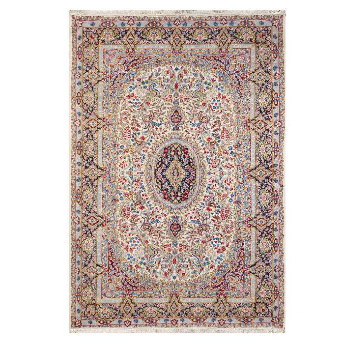 فرش دستبافت شش متری کرمان نقشه لاور 