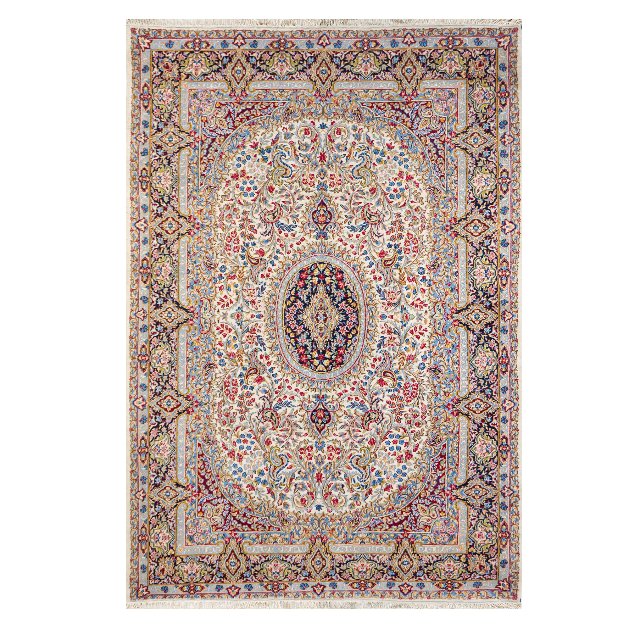 فرش دستبافت شش متری کرمان نقشه لاور 