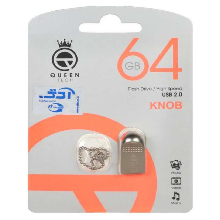 فلش مموری کوئین تک مدل Knob USB 2.0 ظرفیت 64 گیگابایت