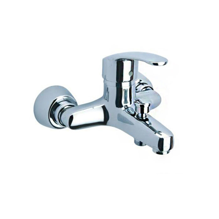 شیر حمام قهرمان مدل اسپانیایی - کروم