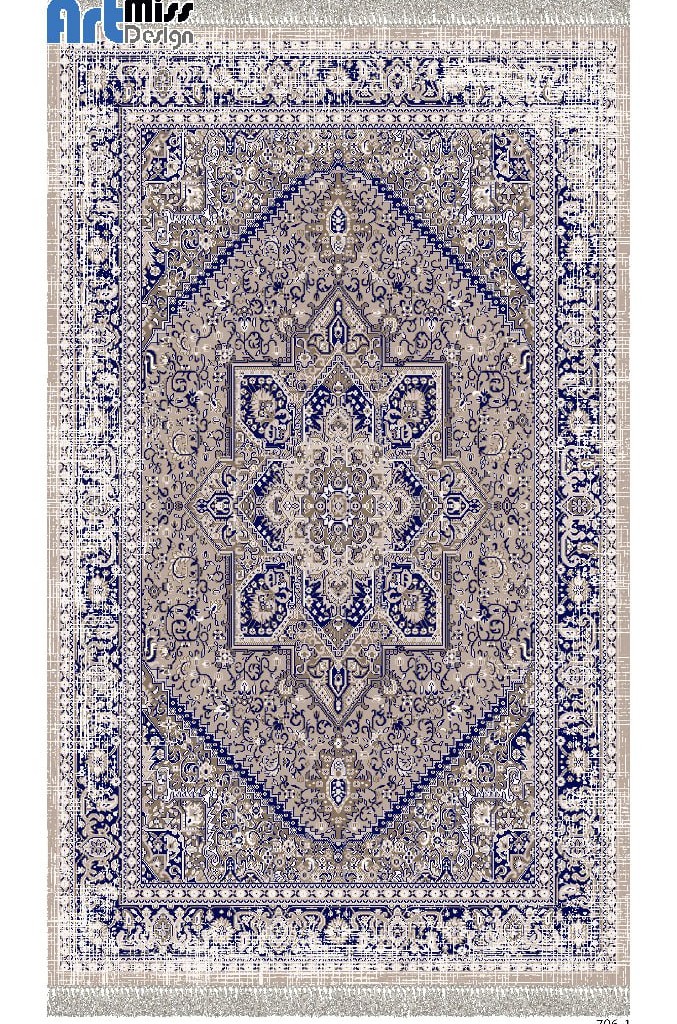 فرشینه و قالیچه درجه1 ماشینی، در ابعاد مختلف، باترمزفرش، طرح ستایش، کد h251