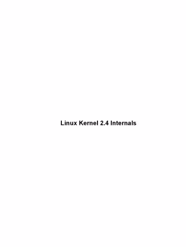 خرید و دانلود نسخه کامل کتاب Linux kernel 2.4 internals