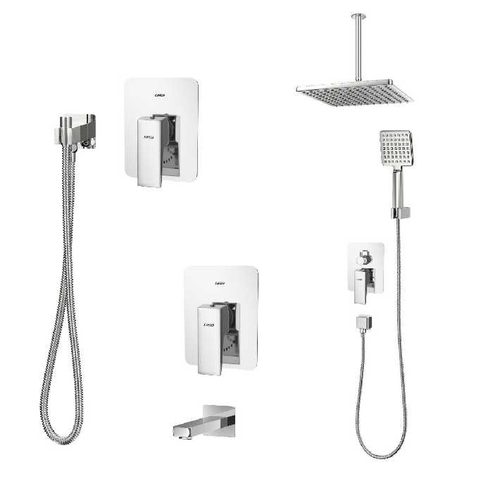 ست شیرآلات کسری مدل دامون توکار مجموعه 6 عددی