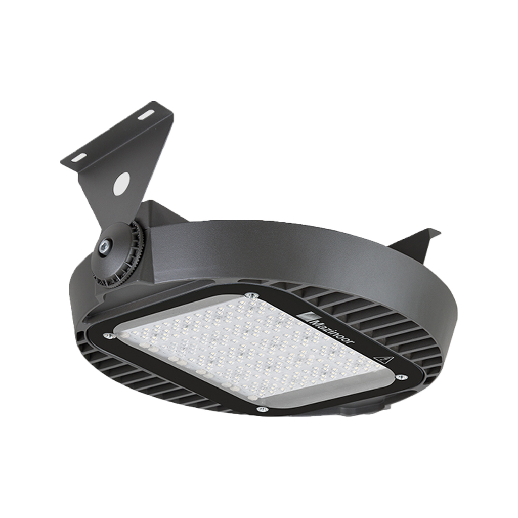 چراغ تونلی 240 وات نور نامتقارن مازی نور مدل ساترن نصب در کنار تونل