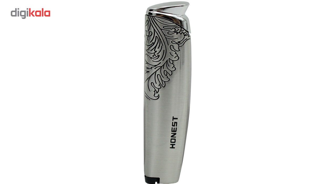 فندک هانست مدل Flowers Silver