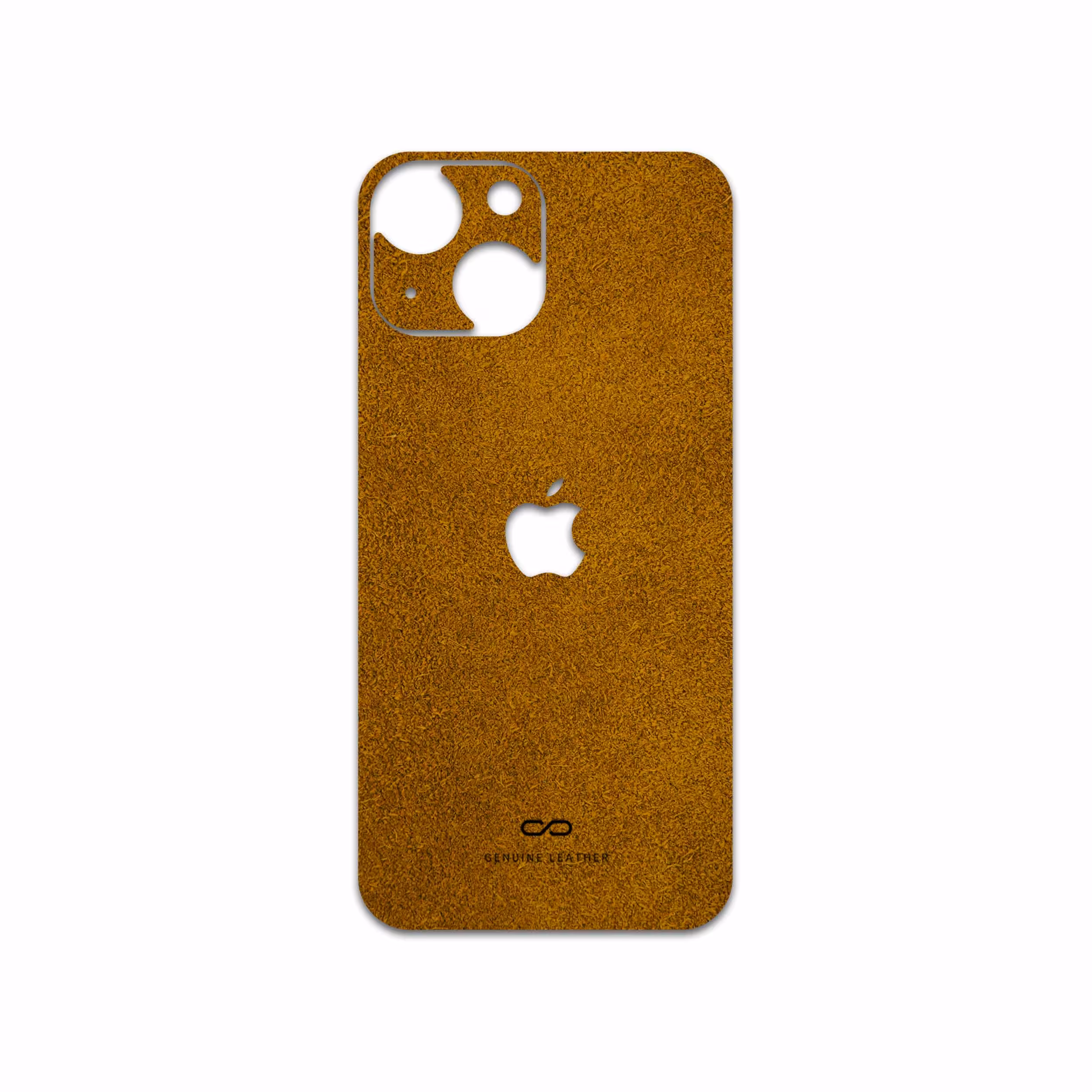 برچسب پوششی ماهوت مدل Brown-Chamois-Leather مناسب برای گوشی موبایل اپل iPhone 13 Mini