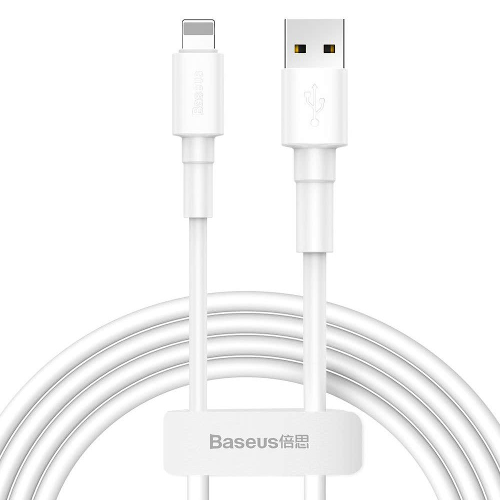 کابل تبدیل USB به لایتنینگ باسئوس مدل MINI WHITE طول 1 متر