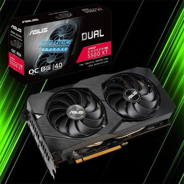 کارت گرافیک ایسوس DUAL RX5500XT O8G EVO GAMING