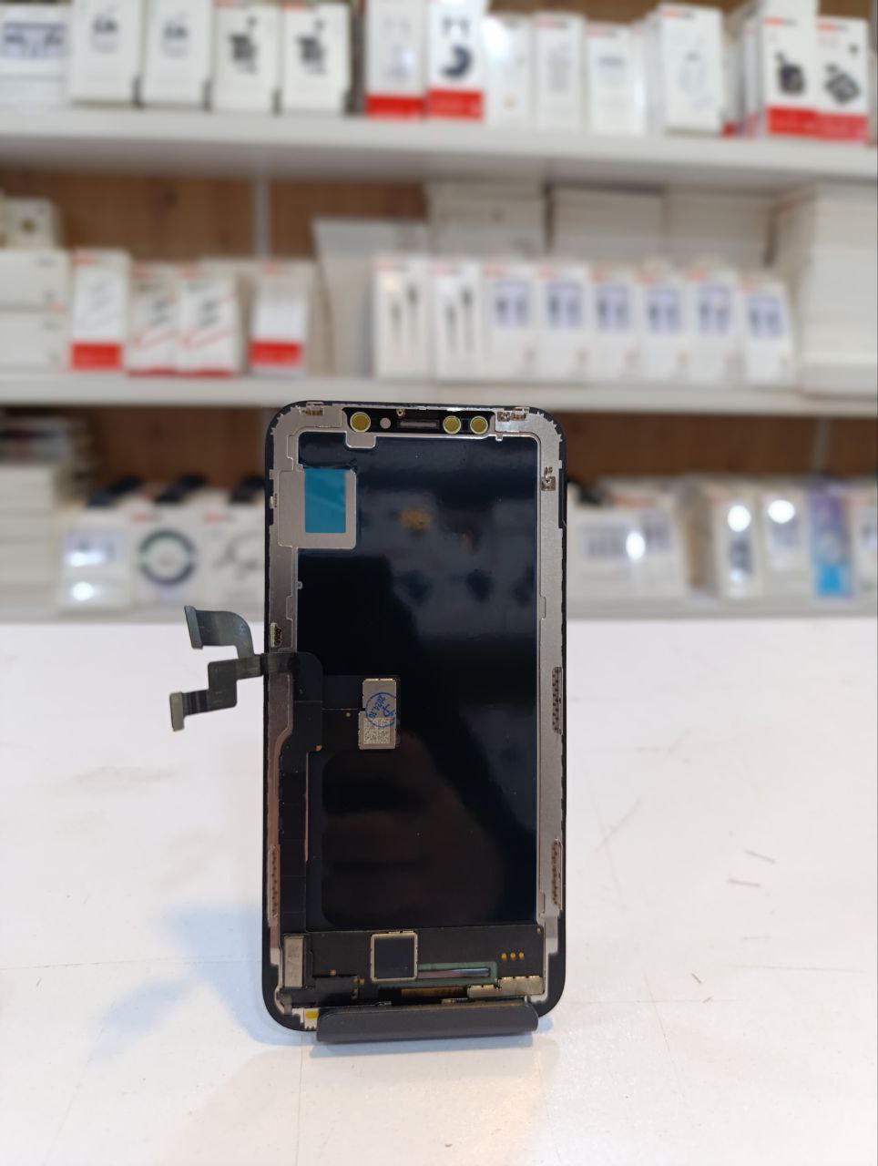 LCD IPhone X Black Full Original Second Hand