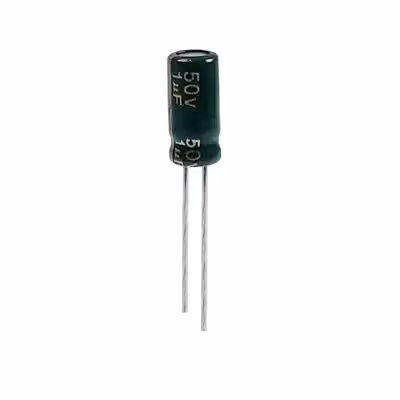 خازن الکترولیت 1میکروفاراد 50 ولت مدل TEC-150 بسته 4 عددی 