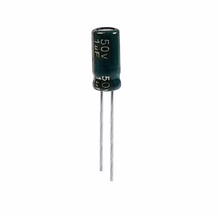 خازن الکترولیت 1میکروفاراد 50 ولت مدل TEC-150 بسته 4 عددی 