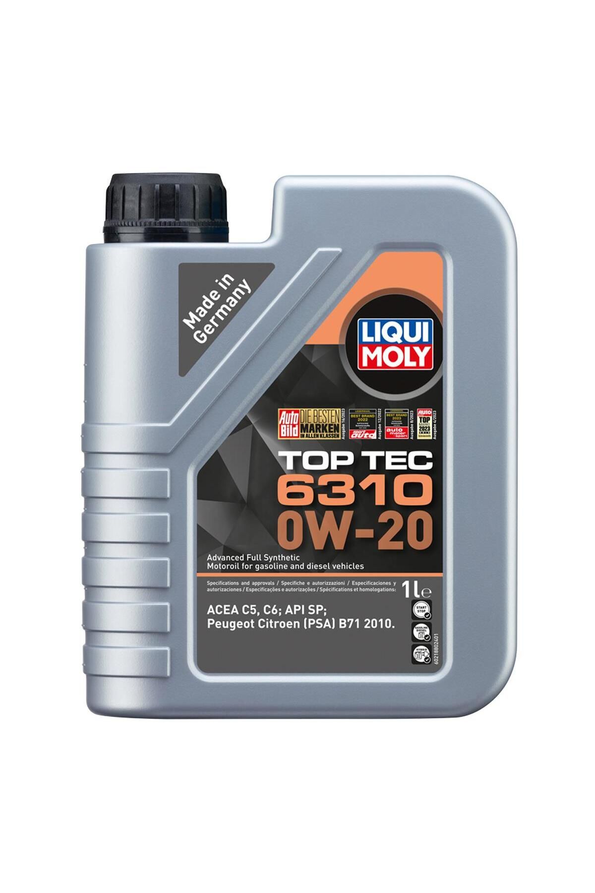 روغن و مکمل موتور TOP TEC 6310 0W 20 1L لیکو مولی اورجینال Liqui Moly