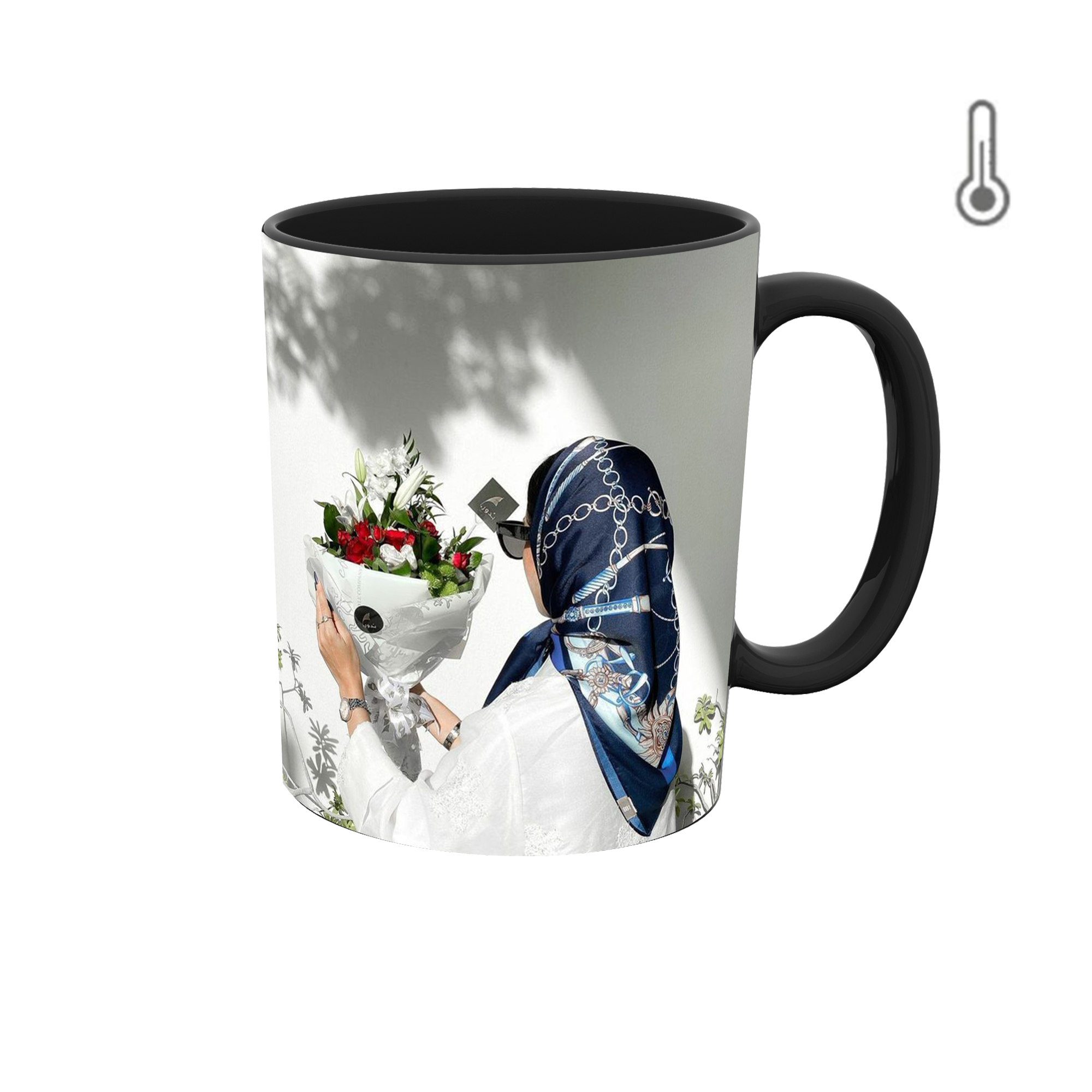 ماگ حرارتی طرح گرافیکی دخترانه