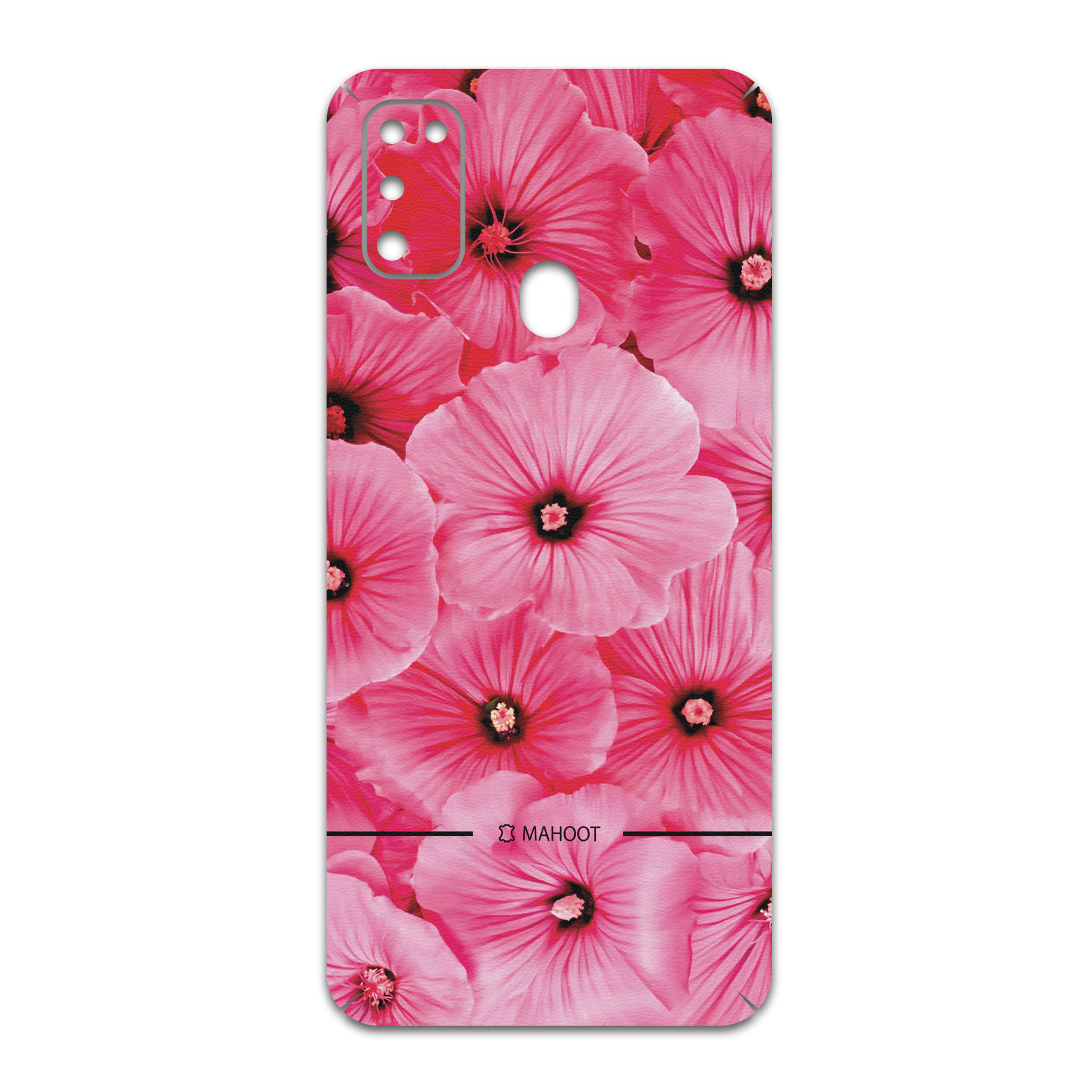 برچسب پوششی ماهوت مدل Pink-Flower مناسب برای گوشی موبایل سامسونگ Galaxy M30s