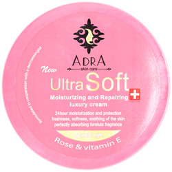 کرم مرطوب کننده اولترا سافت حاوی روغن گل سرخ و ویتامین ای آدرا