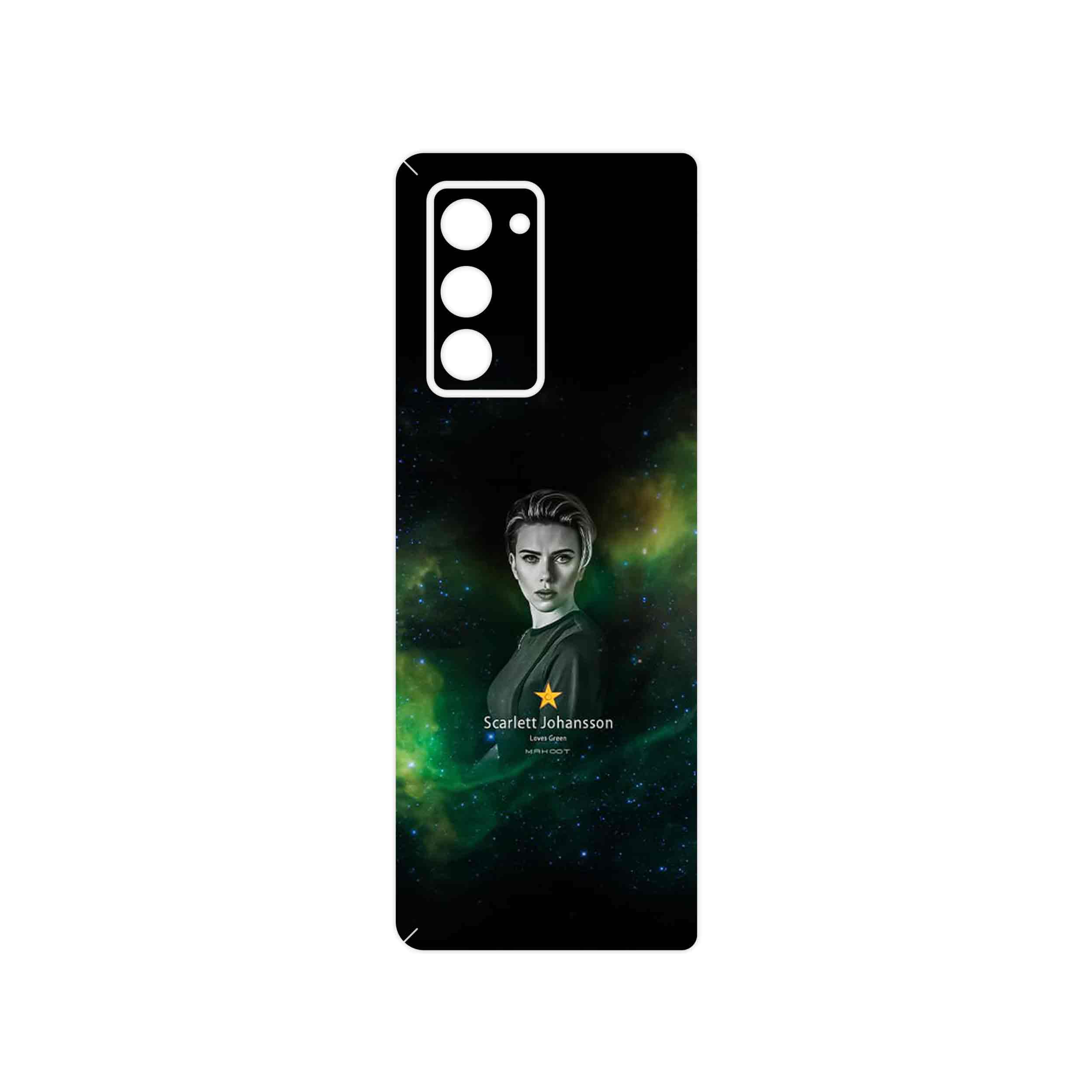 برچسب پوششی ماهوت مدل Scarlett Johansson مناسب برای گوشی موبایل سامسونگ Galaxy Z FOLD 2
