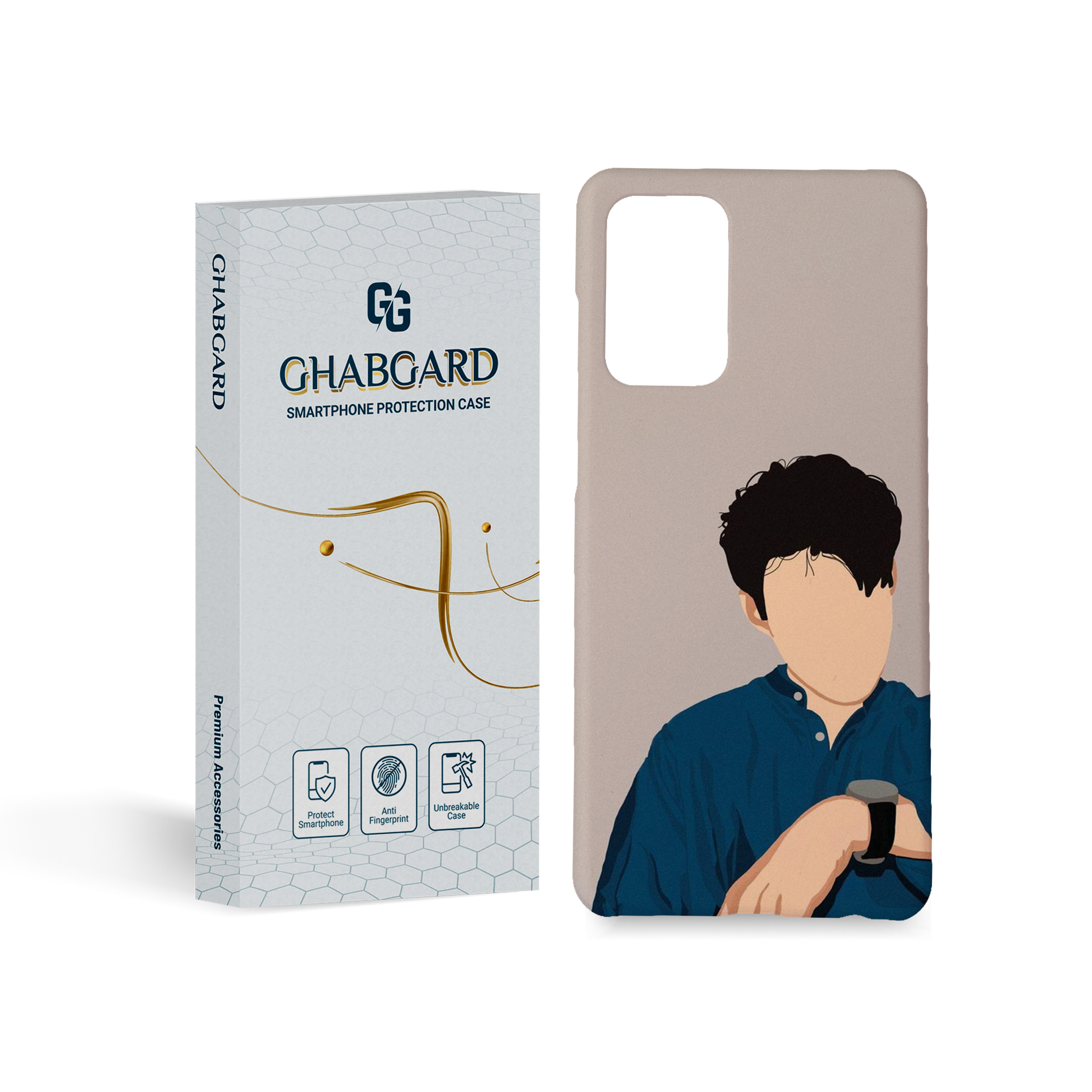 کاور قاب گارد مدل پسرانه مناسب برای گوشی موبایل سامسونگ  galaxy a72